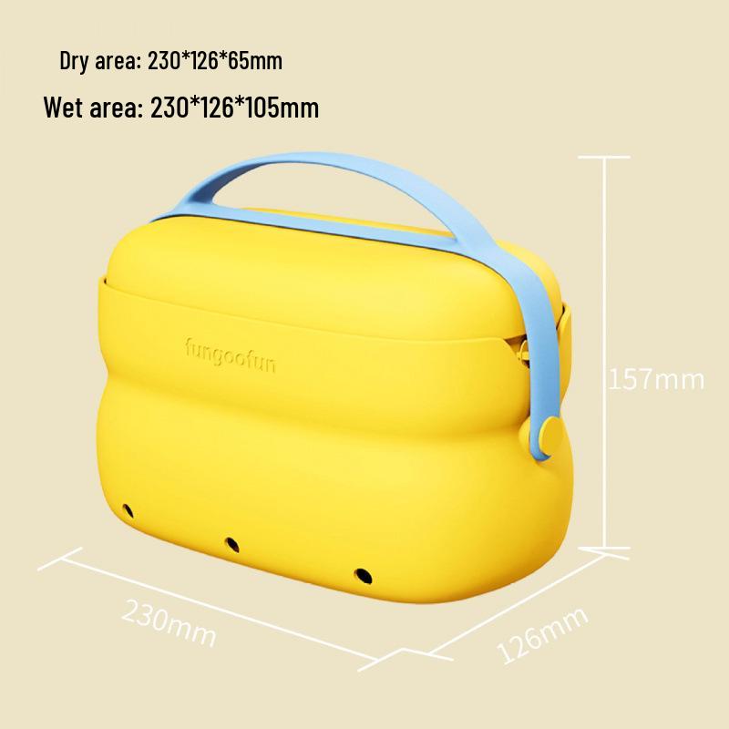 Waterproof Silicone Travel Toiletry and Makeup Bag for Men