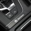 AFK1 Metal Car Decals Window Wiper Logo Sticker for SKODA VRS SCALA FABIA Octavia Kodiaq Superb Karoq YETI Auto Reflective Interior