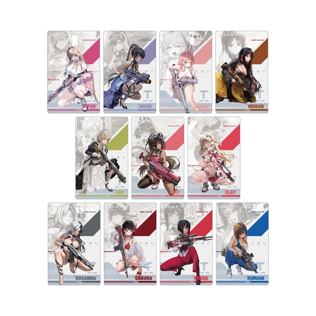 Algernon Products Goddess of NIKKE Gun Girl Metal Card Collection 3 1 Box 72 x 40 x 142mm Paper Victory Vol. Approx.
