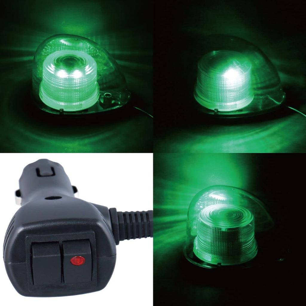 JET INOUE LED Rotating Magnetic Green Light, Type,