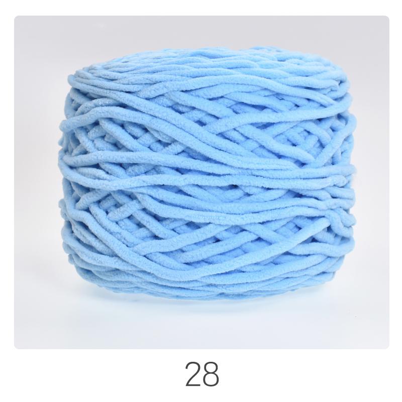 Chunky Ice Silk Yarn for Hand-Knitting: Ideal for Sweaters, Scarves, Bags, Crochet Dolls, and Hooked Shoes