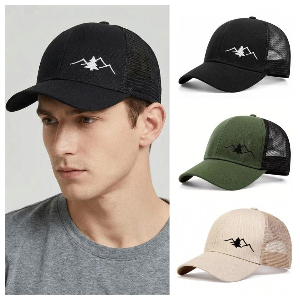 Atmungsaktive schnelltrocknende Baseballkappe Verstellbare Snapback-Mütze Kreative Trucker-Mütze Angeln