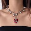 2025 High-End Gothic Punk Necklace: Y2K Dark Style Clavicle Chain for Women