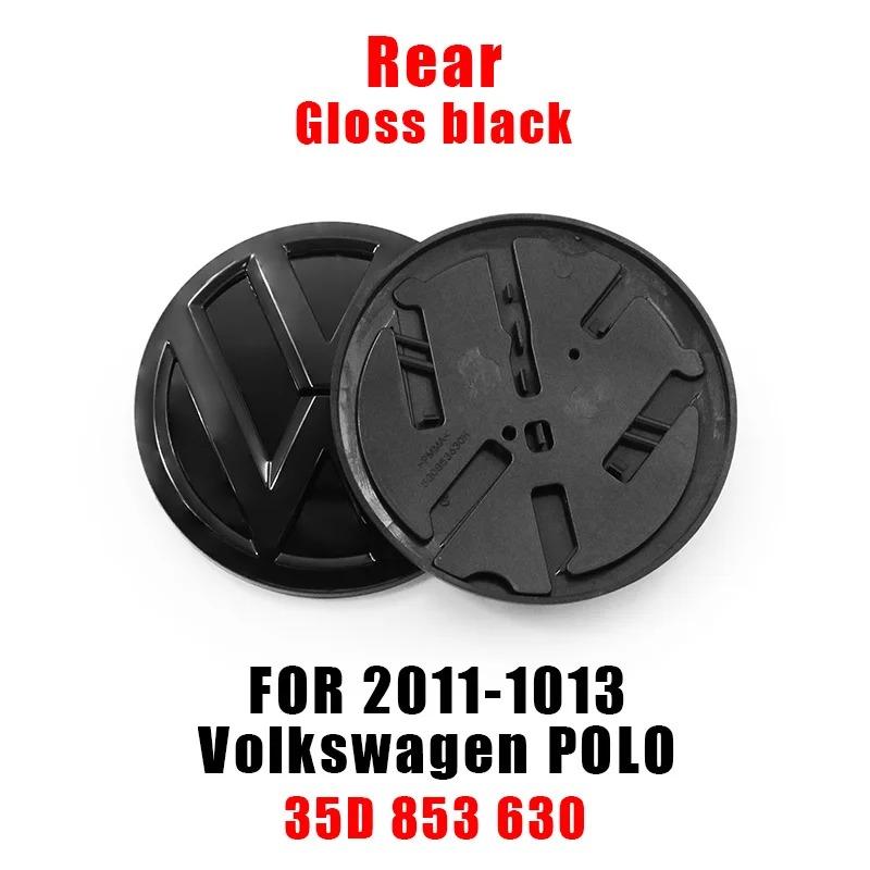 Volkswagen 120mm 110mm Car Emblem Logo Hood Front And Rear Tail Mark Rear Badge 6R0853600A Accessory For VW Polo 2011 2012 2013 He4