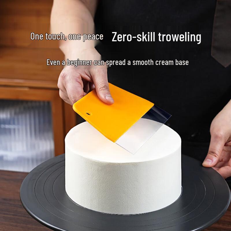 5-Piece Transparent Soft Plastic Cake Scraper Set