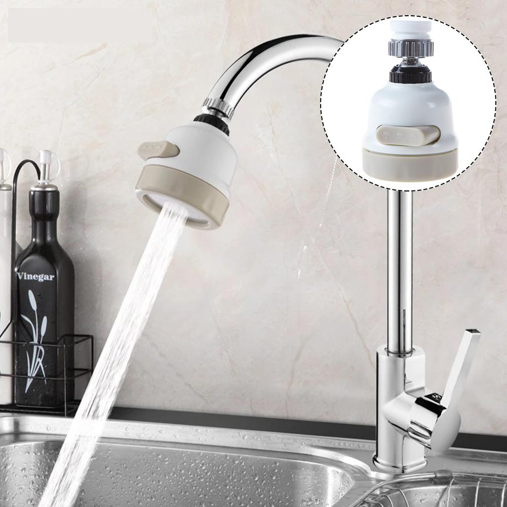 Aerator Faucet Extender Spray Head Swivel Tap Head Rotate Sink Spray Water Saving Attachment Bendable Flexible