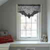 Halloween Lace Curtain Gothic Bat Tablecloth Fireplace Scarf Window Cover for Party Home Decoration Cobweb Halloween