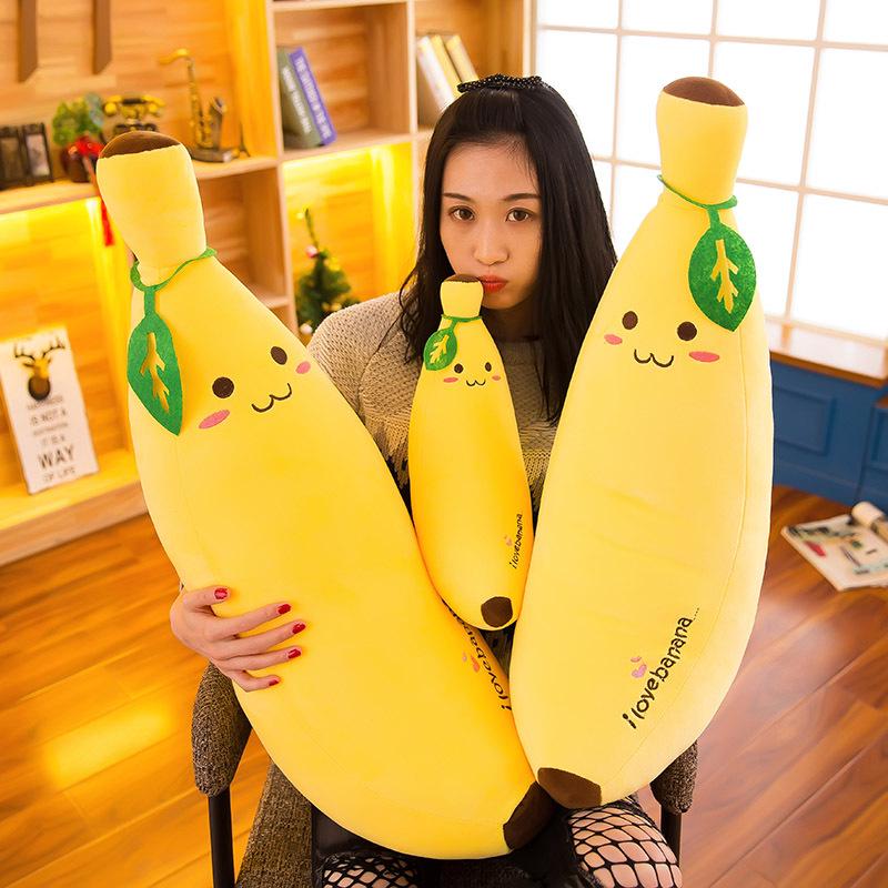 Soft Down Cotton Banana Throw Pillow Creative Large Fruit Soft Doll Rag Doll Nap Pillow