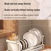 Modern Two-Tier Aluminum Dish Drying Rack