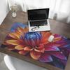 Mata Antypoślizgowa Pod Myszkę I Klawiaturę Kwiat Z Kroplami 120X60 Cm