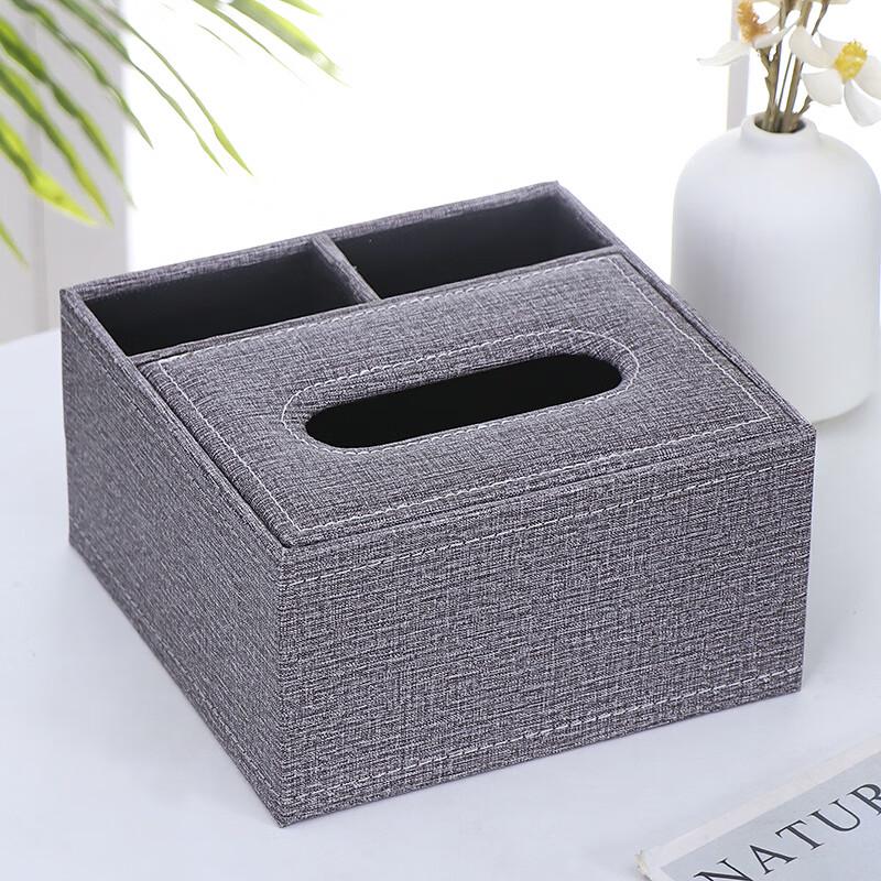 Molona Leather Desktop Tissue Box