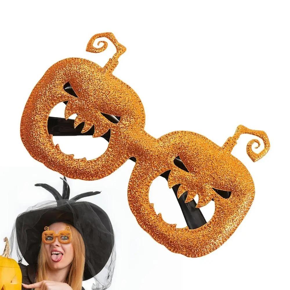 Sequined Halloween Eyewear Ghost/pumpkin/spider Pattern Halloween Selfie Props  Performance