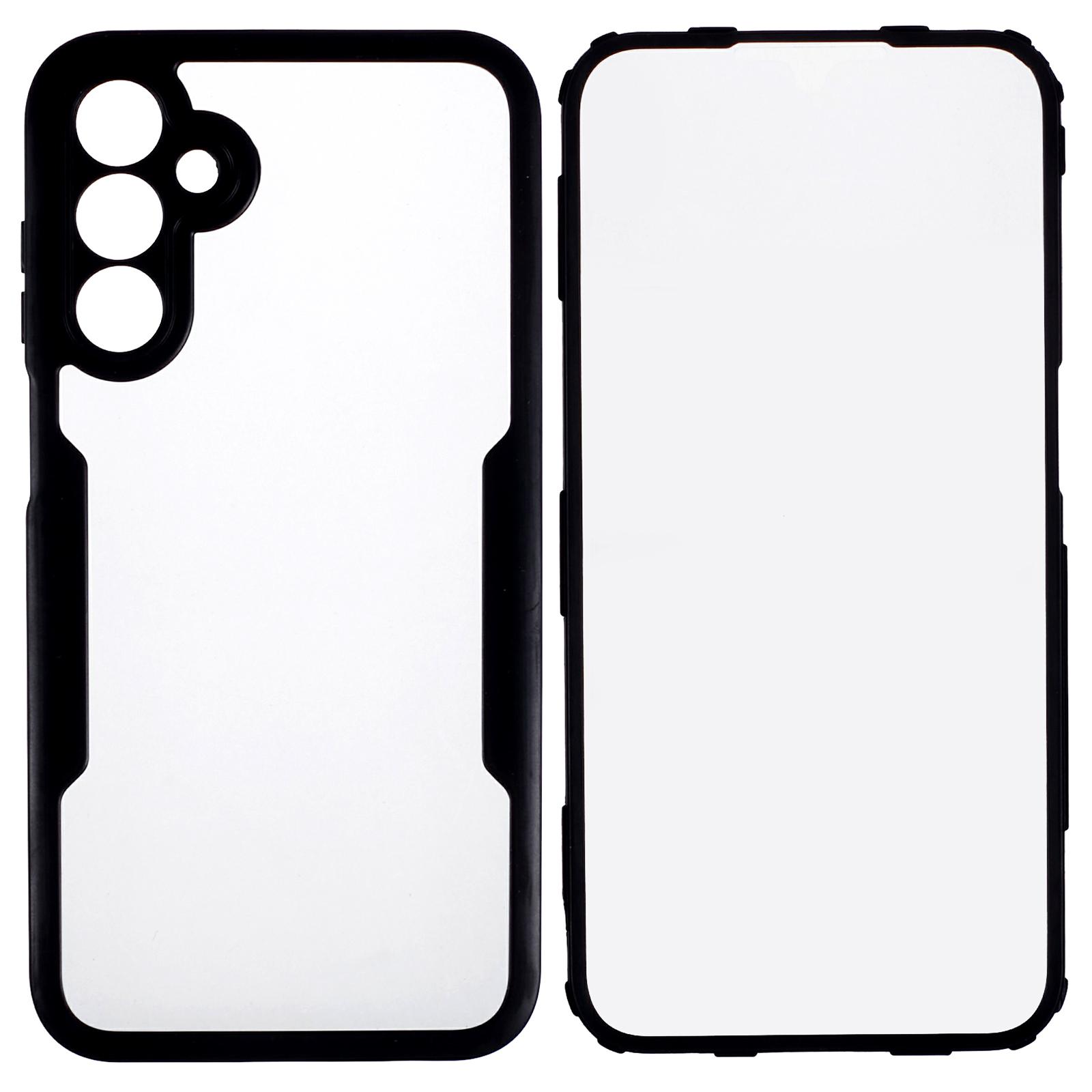 

For Samsung Galaxy A15 4G/Galaxy A15 5G Case Acrylic+TPU Phone Cover with Built-in Screen Protector A