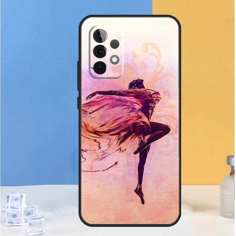 Ballerina Girl Dancing Cover For Samsung Galaxy A54 A34 A14 A32 A22 A12 A13 A23 A33 A53 A73 A51 A71 A52 Case