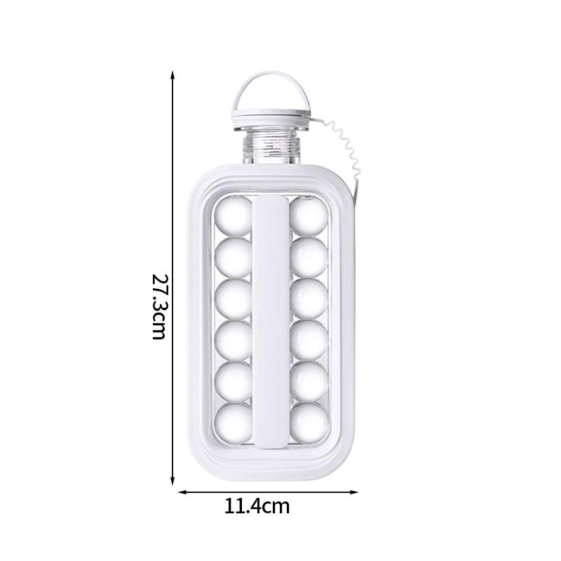Portable Ice Ball Maker Creative Ice Cube Kettle Grid Ice Cube Mold for Travel Kitchen Bar Tool Ice Hockey