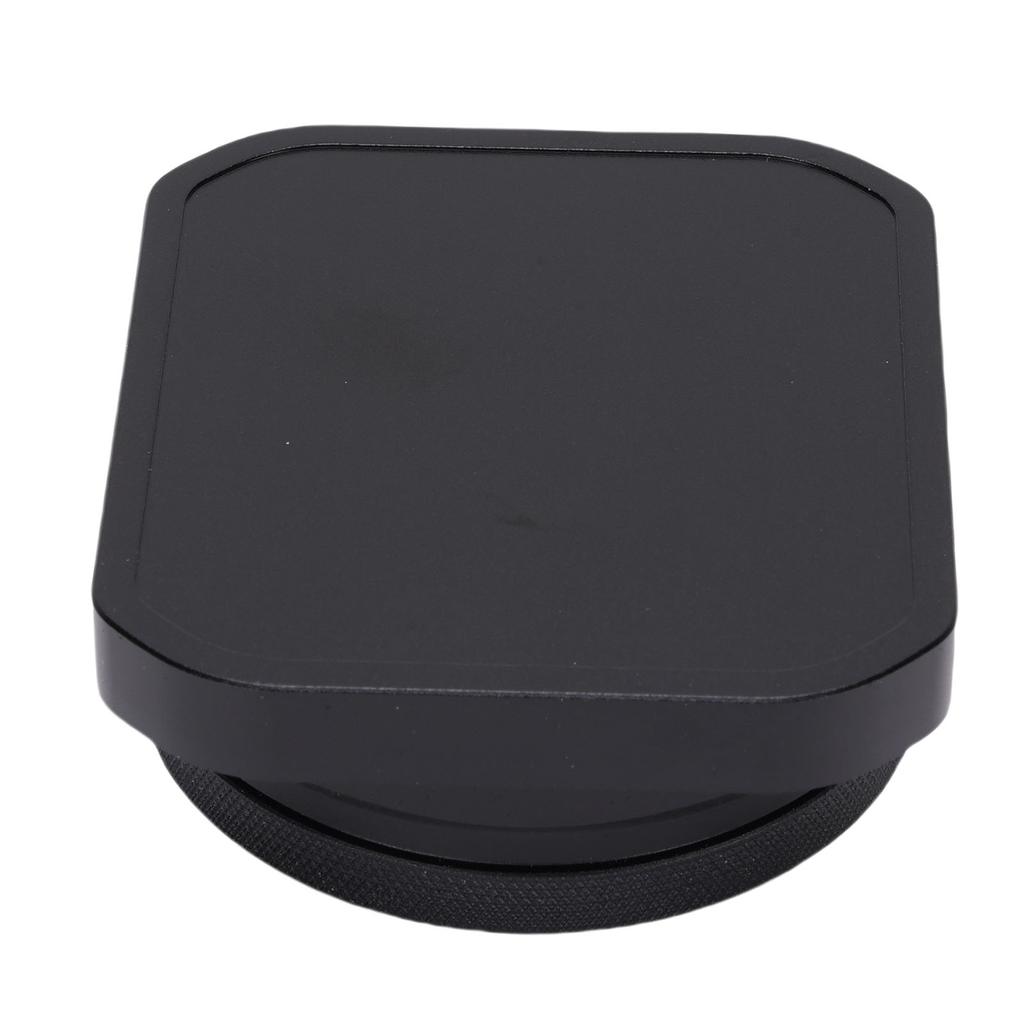 Camera Lens Hood Fit for X100VI X100V X100F X100T X100S X100 X70 Square Metal Lens Shade with Cap Black