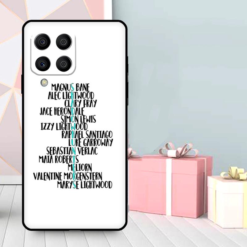 Shadowhunters Case For Samsung Galaxy M35 M56 M12 M06 M32 M52 M55 M15 M11 M13 M14 M16 M36 M31 M53 M34 M54