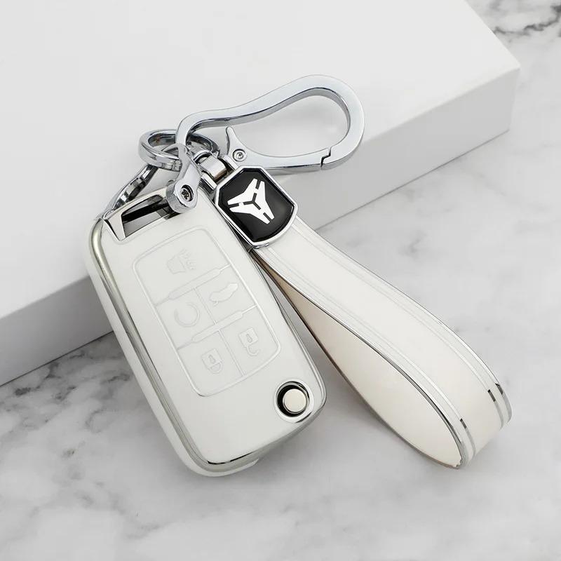 Car Remote Key Case for Chevrolet Cruze Aveo Trax Opel Astra Corsa Meriva Zafira Antara J Buick TPU Protective Shell Fob