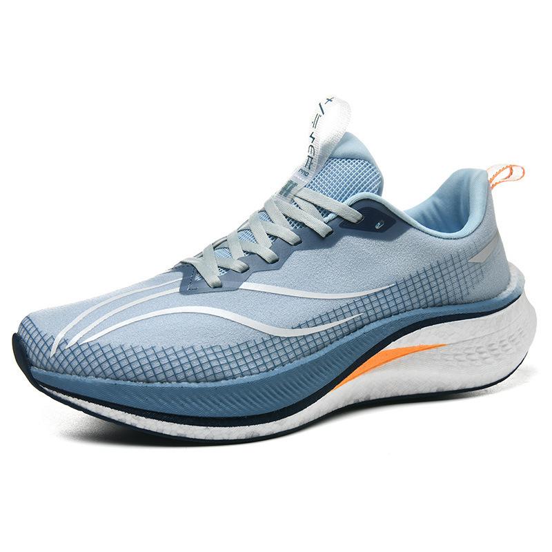 Spring popcorn ultra-light generation shock absorption technology mesh couple sports shoes breathable racing shoes