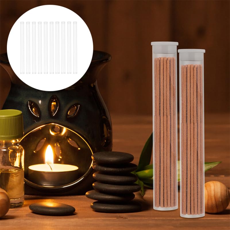 ULTECHNOVO 10-teiliger tragbarer Räucherbrenner, Glas-Reagenzglas-Behälter, klarer Acryl-Aufbewahrungsbehälter, verschließbar, für Reisen und Aufbewahrung