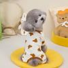 Cartoon Bear Small Dogs Clothes High Elasticity Four Legs Jumpsuit for Cats Spring Autumn Protect French Bulldog Pet Overalls