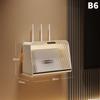 Pudełko do przechowywania routera półka naścienna organizer Wi-Fi Box bezdotykowa skrzynka na gniazda Set-Top Box z organizerem przechowywanie w salonie