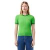 Lacoste Womens/Ladies 3D Seamless Rib Knit Short-Sleeved Sweatshirt