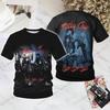T-shirt Imprimé 3D Groupe Rock Motley Crue Hommes Femmes Mode Hip Hop Décontracté Manches Courtes Hauts T-shirts Vêtements Hommes T-shirt Enfant
