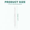 Drafting Mechanical Pencil for and Classrooms M&G 5-Piece 0.5mm Set, White, Sketching, Art, Lessons, Offices,