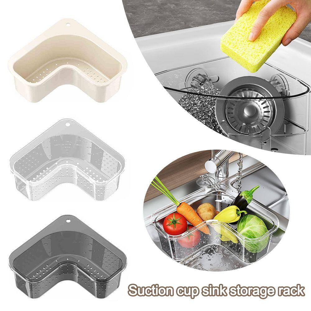 Rotating Sink Drain Racks Multi Functional Sponge Holder Durable Storage Basket  Bathroom
