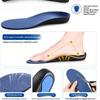 2Pcs 3D Plush Cloth Orthopedic Insoles Arch Support Foot Pads for Long Trip Walking Hiking Use