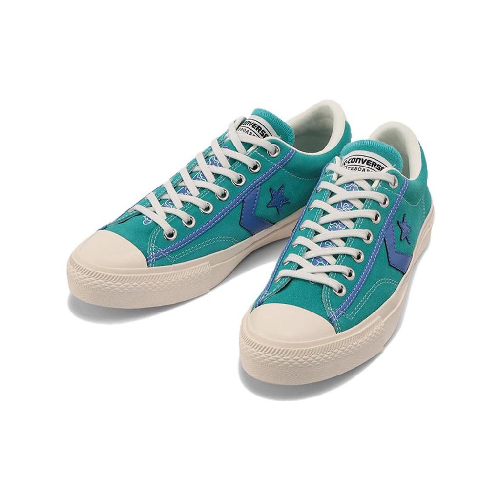 Converse Breakstar Sk Sayhello Ox Low Top Canvas Shoes Unisex Sneakers Green 34201070
