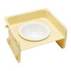 Ceramic Cat Bowl Square Elevated Bowl Adjustable Height Neck Guard Food Bowl Anti-Tip Cat and Dog Rice Bowl