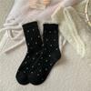 Women's Winter Thickened Matching Color Polka Dot Wool Drum Pile Socks