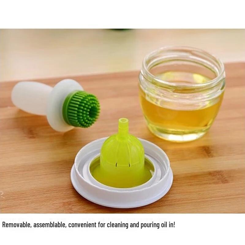 Silicone Oil Brush and Bottle Set