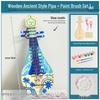 DIY Kindergarten Pipa Guitar Craft Kit: Children's Musical Instrument Art and Hanging Decoration