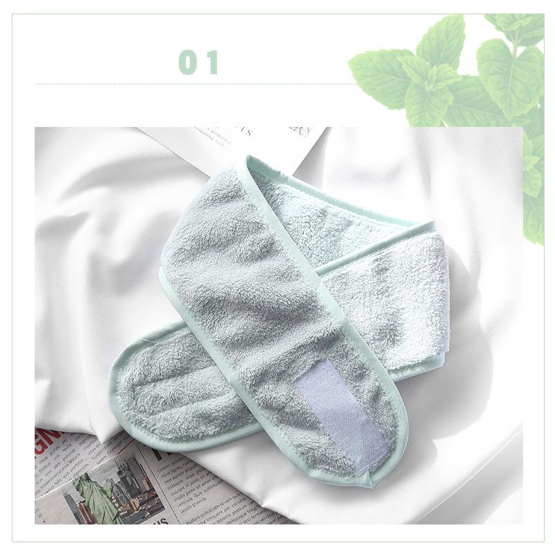 

Регулируемые повязки для волос для макияжа, держатели для волос для мытья лица, мягкие повязки для полотенец, повязки на голову, головные уборы для женщин и девочек, аксессуары для волос мятный зеленый