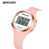 Sanda Teen Multifunctional Luminous Waterproof Alarm Wristwatch