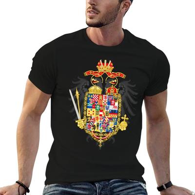 Camiseta del Escudo de Armas de Austria-Hungría Camiseta de Manga Corta para Festival