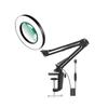 LED Magnifying Desk Lamp for Welding, Tattooing, Nail Care, and Eye Protection