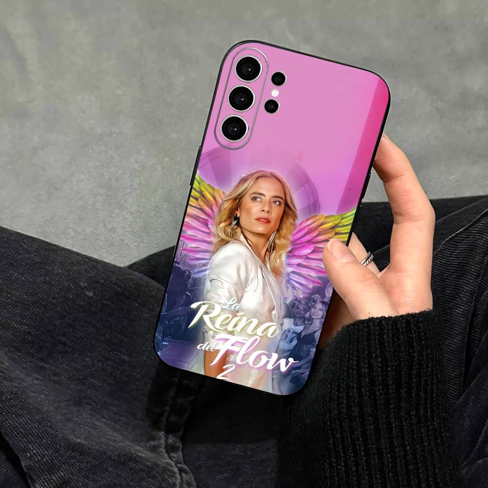 The Queen of Flow Phone Case For Samsung S25,S24,S21,S22,S23,S30,Ultra,S20,Plus,Fe,Note,10,9,5G Black Cover