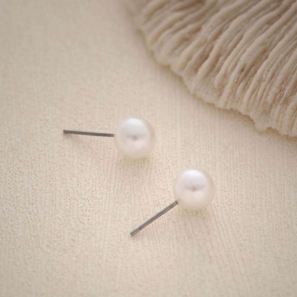 Fashion Versatile Pearl Zircon 12 Pair Set Earrings