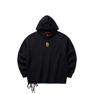 Anta Kyrie Serie Drachenpferd Geist Trendige Mode Lässig Vielseitig Einfach Bequem Locker Rundhalsausschnitt Logo Hoodie Unisex Hoodies Schwarz 172611718S-3