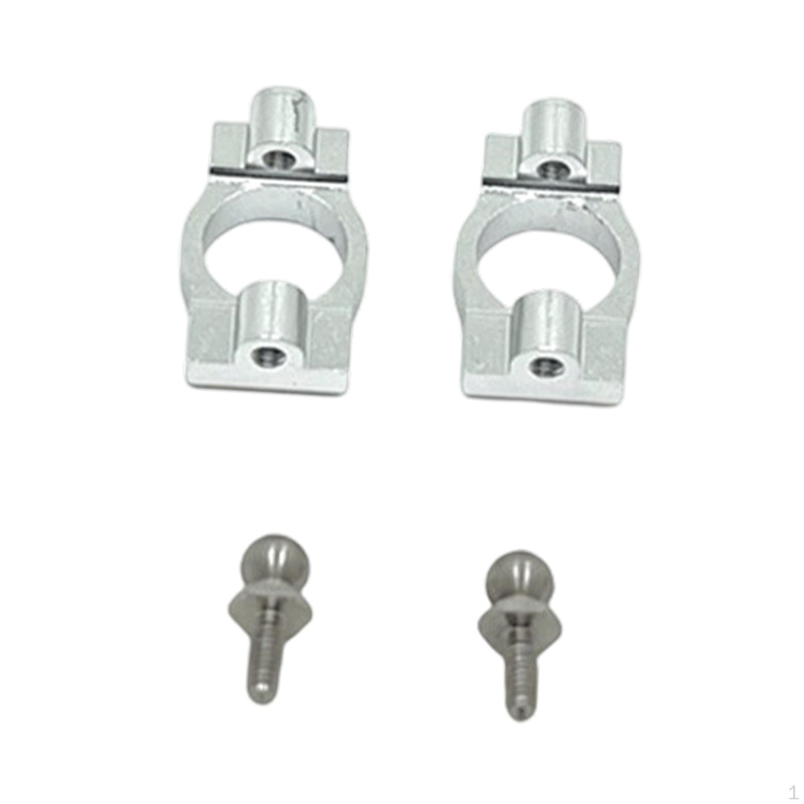 

RC Автомобільні Поворотні Кулаки Носії Аксесуари Запчастини для 244016 срібний