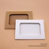 100 Retro Kraft Paper Postcard Sleeves for Custom DIY Cards
