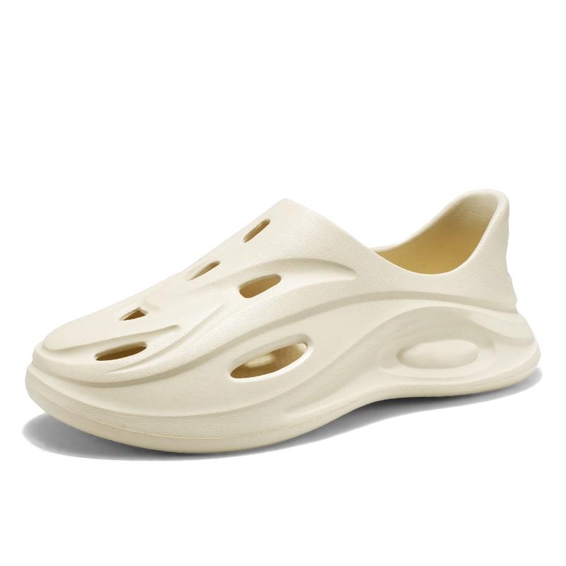 Fashion New Women Men Clogs Summer Female Thick Bottom Home Slides Soft EVA Dry Wedges Platform Garden Shoes Beach Sandals Home Slippers