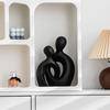 Creative Couple Ceramic Handicrafts High-End Light Luxury Home Decoration Desktop Simple Ornament