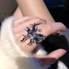 Butterfly Rings Punk Vintage Metal  Adjustable Women's Ring Fashion Exquisite Anime Insect Ring Gothic Jewelry  New Year