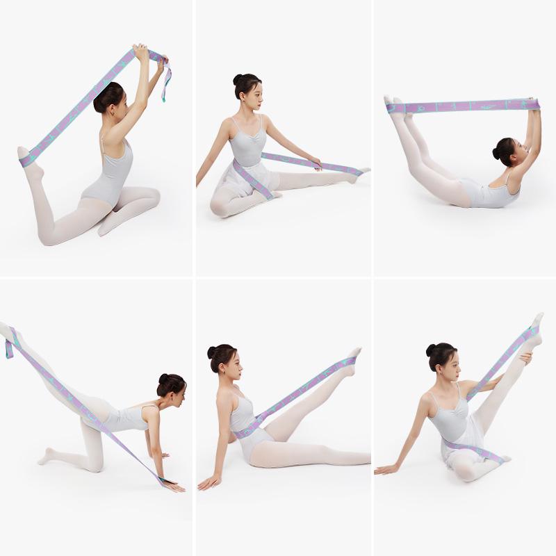 Yoga Gummiband für Pilates Elastische Übungsbänder Widerstand Körperliche Fitness Spannband Tanz Gymnastik Mädchen Accessoires