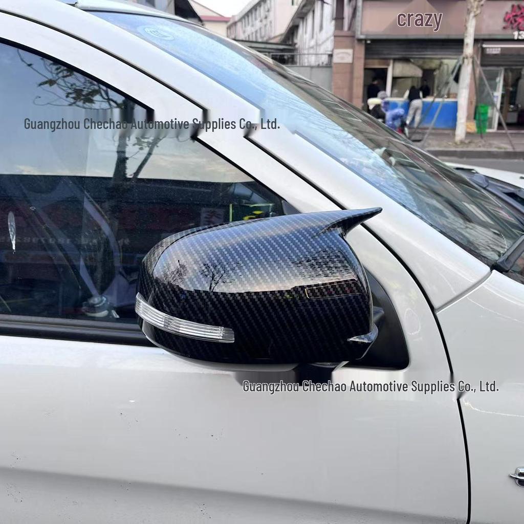 Mitsubishi ASX Eclipse Cross Carbon Fiber Rearview Mirror Cover, Horn-Shaped